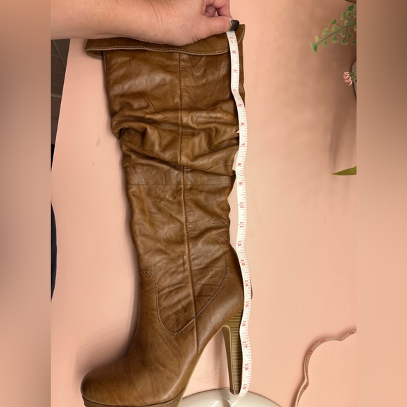 Real leather Jessica Simpson high heel boots - Picture 5 of 9